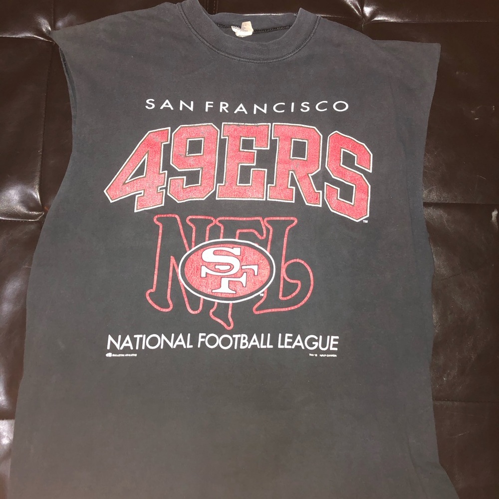 VTG San Francisco 49ers Black Sleeveless Shirt